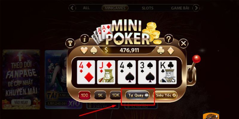 Tìm hiểu cách chơi mini poker siêu đơn giản cho newbie