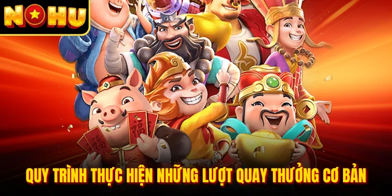 Quy trình thực hiện những lượt quay thưởng cơ bản