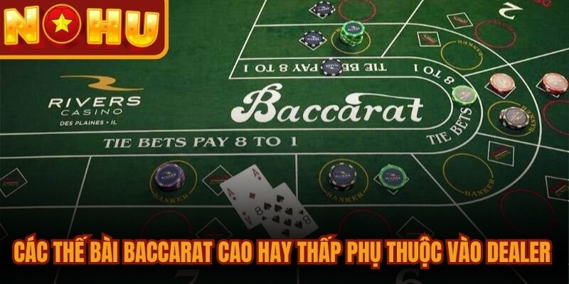 Các Thế Bài Baccarat Phổ Biến Và Cách Thắng Đối Thủ 1 Các thế bài Baccarat cao hay thấp phụ thuộc vào dealer chia
