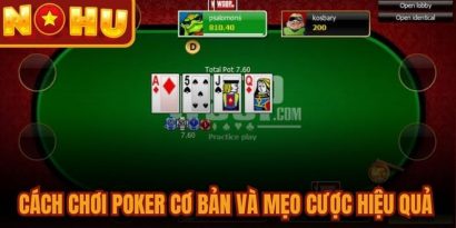 Cách Chơi Poker